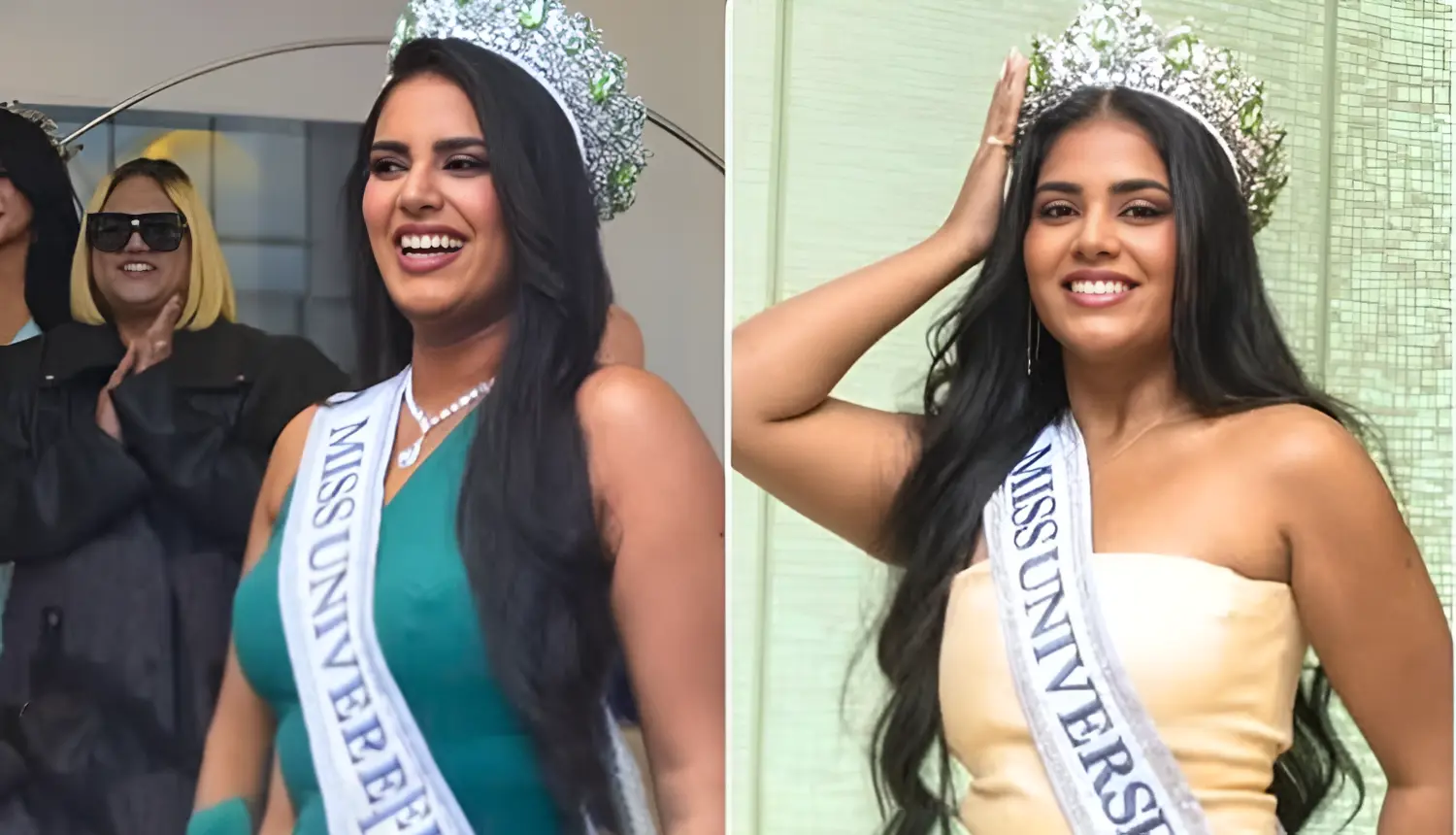 مس يونيورس پاڪستان روما رياض ڪانز ۾ ملڪ جي نمائندگي ڪندي